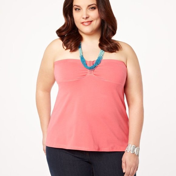 MXM 4X Braided Front Sleeveless Top Ocean Coral - Picture 1 of 12